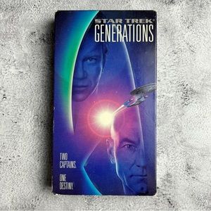 🌸$5 Star Trek Generations VHS Movie